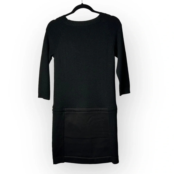 Susana  Monaco Black Elena Knit Hoodie Dress XS - Picture 4 of 9